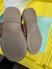 RS Brown Cross Strap Buckle Sandals Size 24