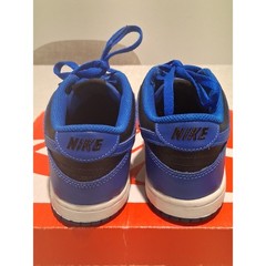 Nike Dunk Low PS Hyper Cobalt Black White CW1588-001 Size 3Y Kids Used Preschool