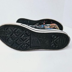 Superman Flying Converse All Star Chuck Taylor Youth Unisex Size 2 All Over Prin