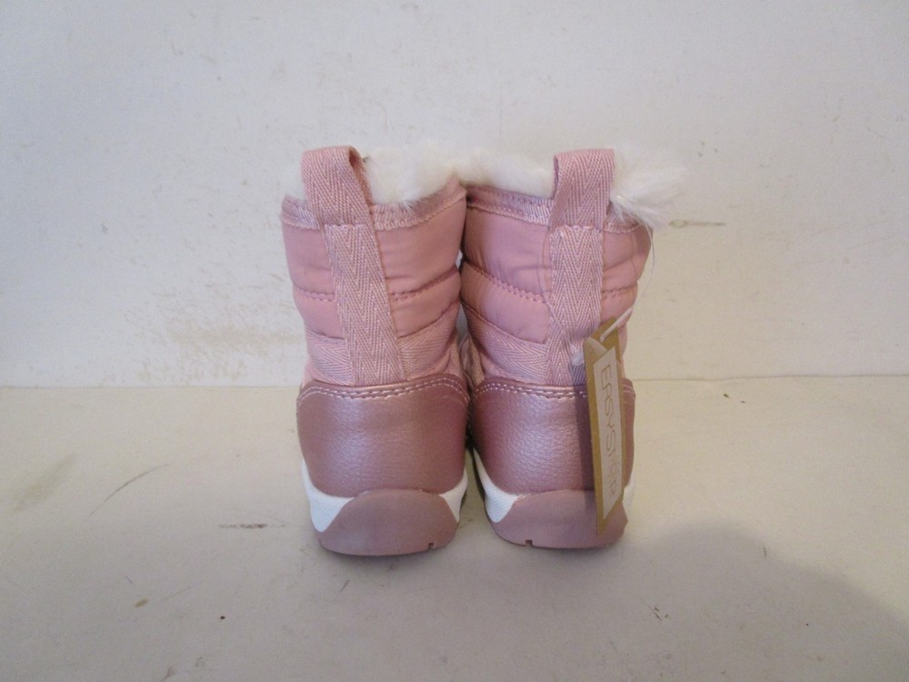 EasyStar Cold Weather Easy on off Water Resistance Snow Boot Pink Size 5