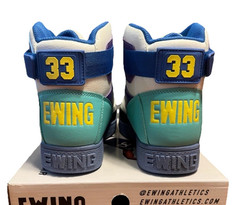 Patrick Ewing 33 Orion Strap Basketball Shoes Youth Size 7 Purple Yellow Tiffany