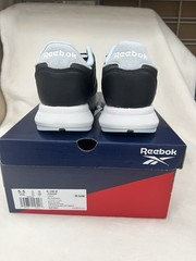 Reebok Classic Leather SP Junior Running Shoes Youth US 5.5 Black Blue White