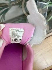 Disney Stitch Hook & Loop Athletic Sneakers Kids US 8 EU 25 White/Pink/Purple