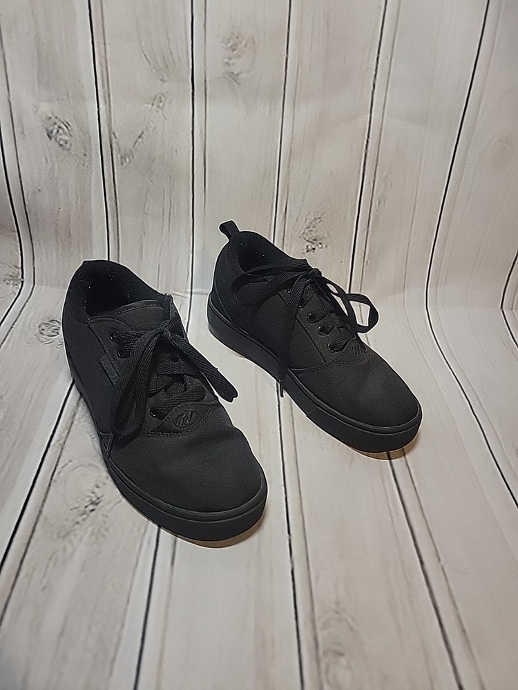 HEELYS Black Pro 20 Skate Casual Sneakers Size Youth 7 Canvas