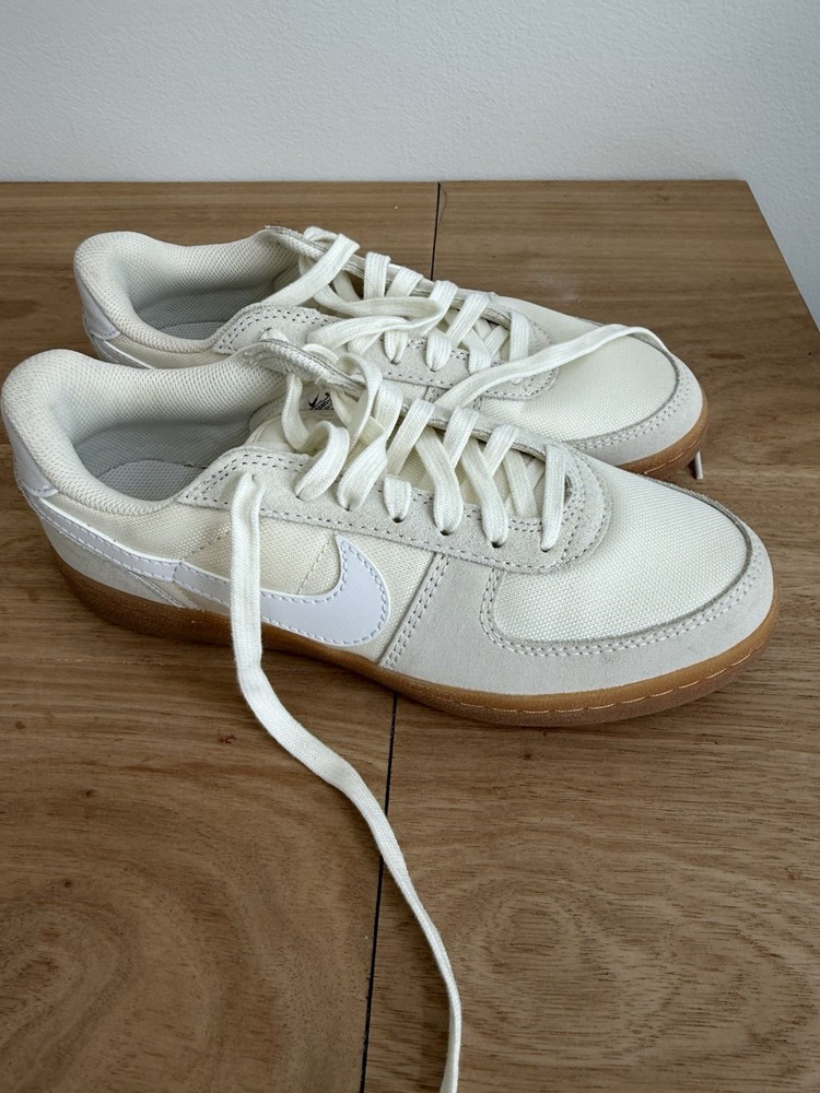 Nike Field General 82 Big Kids Sneakers Sail White Gum Sole Casual Shoes Size 6Y
