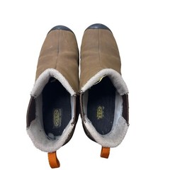 Keen 100g Insulation Waterproof Brown Leather Ankle Boots Thermal Insole 4Y