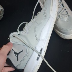 Model: Jordan Courtside 23, styled after the Air Jordan 3.Color: Grey Fog / Dark