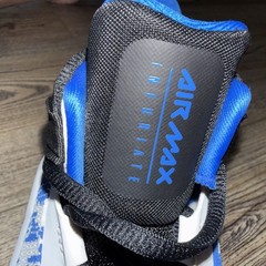 Nike Air Max Infuriate 2 Mid GS ‚White Blue Cone‘ basketball sneaker 6Y 61826-3