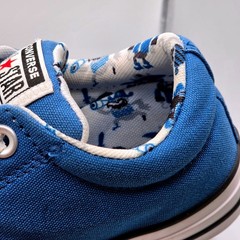 Converse All Star Madison Sneakers Junior 5 Blue Excellent Shark Pirate Print