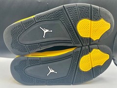 Air Jordan (GS) 4 Retro „THUNDER“ Size 7Y 408452-017 Used Shoes *READ*