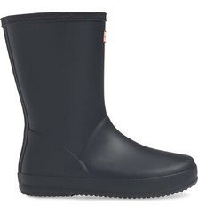 NEW $75 HUNTER Original Kids First Classic Rain Boots Navy Blue US 6B / 7G
