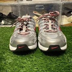 Size 7Y/8.5 W – Nike P-6000 Metallic Silver Gym Red – HV5064-002