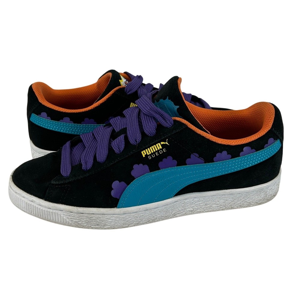 Puma Suede Rugrats JR Black Caribbean Sea Nickelodeon Shoes Size 6Y