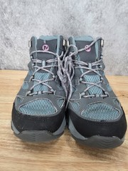 Merrell Kids Moab 3 Mid Waterproof Hiking Boots Altitude Gray Blue Youth Size 5