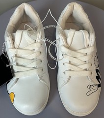 Disney Mickey Mouse Kids White Sneakers Sz 13