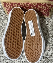 New Old School Vans Neutral Checkerboard Brown Lace Up Shoes Size 13c