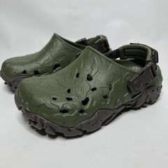 Crocs All-Terrain Atlas Clog Size 6 Army Green Espresso Sandals 208391-32C