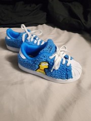 The Simpsons Marge Kids Sneaker Size 10/.5 K Adidas / Simpsons