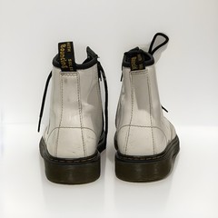 Dr. Martens AW004 White Kids Boots Size 4 Unisex Youth Punk School Shoes