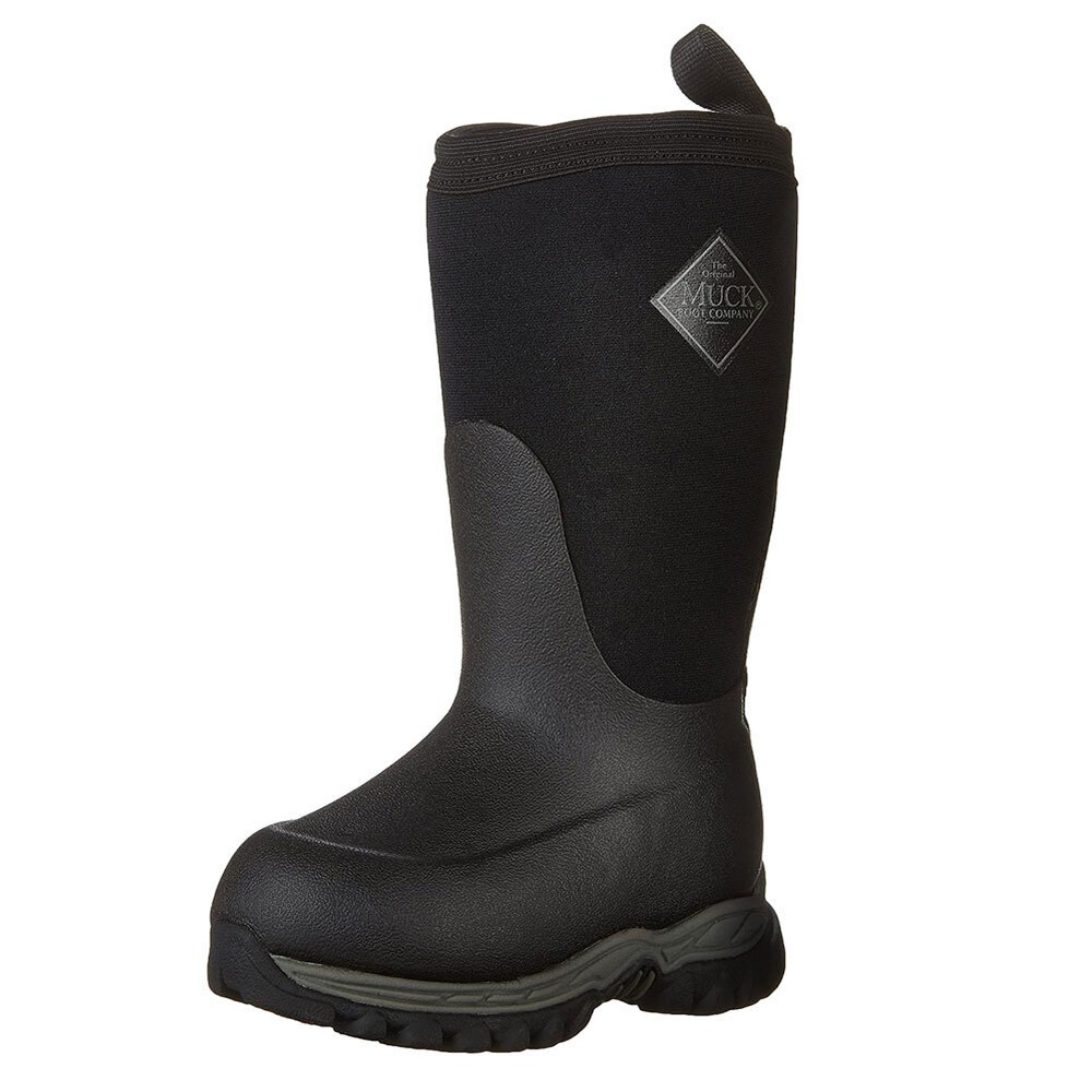 MUCK BOOT Kid’s Rugged II Durable Insulated Waterproof Winter Boots, RG2-001-BLK
