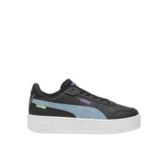 PUMA Carina Street Deep Dive Lace Up Youth Girls Black Sneakers Casual Shoes 39