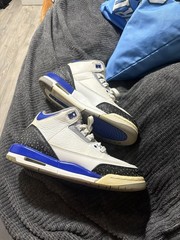 Retro 3 Racer Blue Size 7y with Flaws