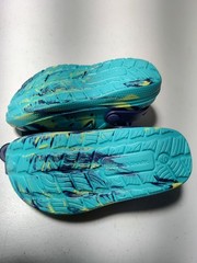 Rugged Shark Clogs Toddler Size 10 Blue/ Green Tie Dye