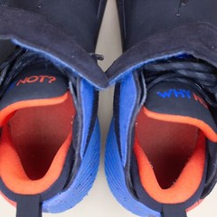 Jordan Why Not? Zero.1 Triple Double Black Orange Sneakers Youth Size 7Y