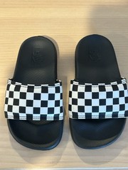 VANS UNISEX CHECKERED SLIDE SANDALS SIZE 11K