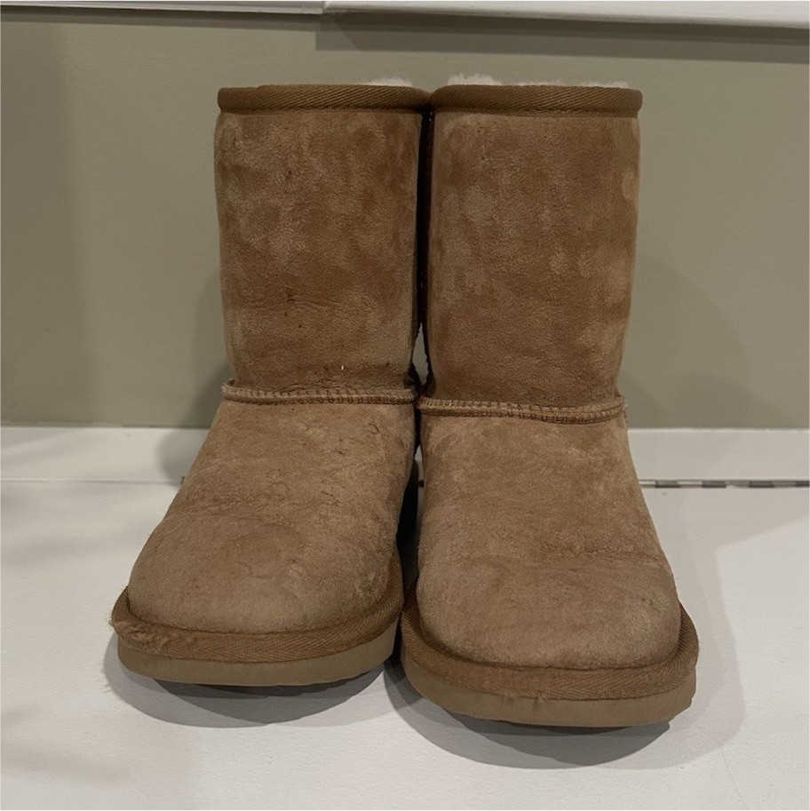 UGG 1017703K Shearling Style Brown Mid-Calf Boots Kids US 3 UK 2 EU 35