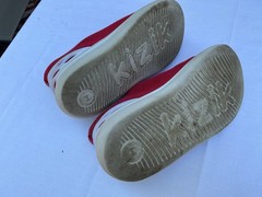 Kizik Boys Sneakers Kids 13C Red Edition Used Condition