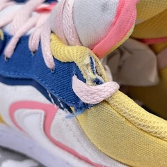 Air Jordan 1 Low SE Multi Color Canvas Size 4Y DV1323 100 HAS WEAR