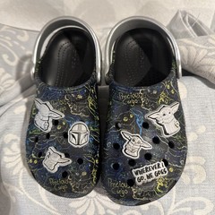 Crocs X Star Wars Children’s Clogs Size 13 Mandalorian Grogu Baby Yoda