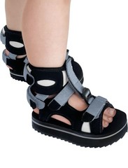 Restpo Toe Walking Kids Sandals Size 7 Black/Gray Adjustable Non-Slip