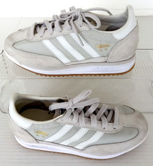 Size 4 Big Kids Adidas Originals SL 72 RS Youth Shoes IH8079 White and Gray