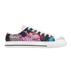 Alice in Wonderland Custom Low Top Canvas Sneaker Shoes For Kids