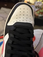 Nike Court Borough Mid 2 Black White Pink High Top Sneakers Kids Shoes size 4Y