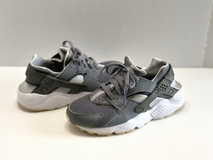 Nike Air Huarache Run Ultra (GS) Running Shoes Gray Youth’s Kids Size 6Y/38.5
