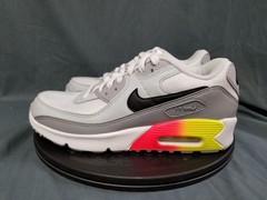 Nike Air Max 90 GS ‚Gradient Cassette‘ Sneakers White Size 7Y DISPLAY NEW NO BOX