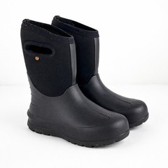 Bogs Kids Boys sz 2 Black Waterproof Insulated Boots Snow Rain Mud Gorpcore