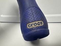 Crocs Kids Size C11 Handle It Rain Boots Youth Navy Blue Waterproof Shoe Pull On