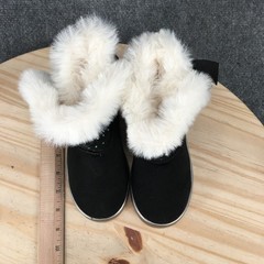 Juicy Couture Boots Children 13 Jack Biola Shearling Black Fur Lined Ankle Top