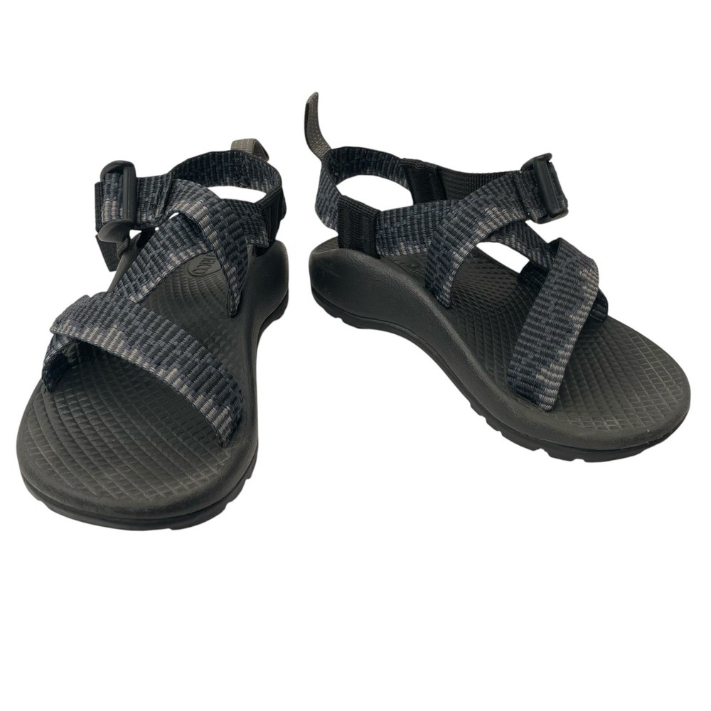 Chaco Kid’s Z/1 Ecotread Blue Black Gray Youth Size 11 J180271 Sandals