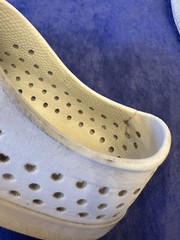 Native Jefferson White Water Friendly Slip On Sneaker J4 Big Kid Size 4