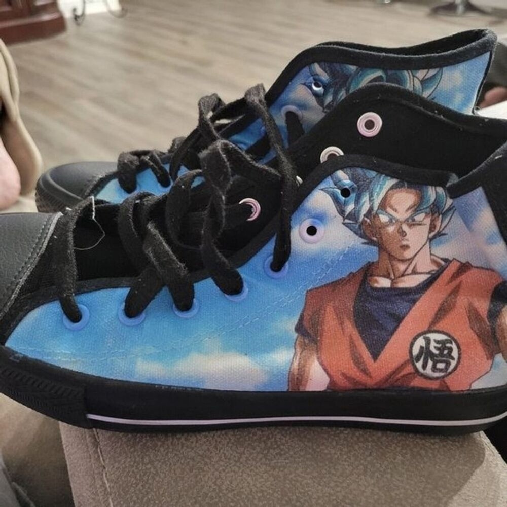 Anime Character Hi Top Tennis Size 6 Kids (796)