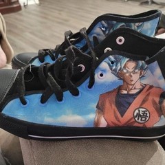 Anime Character Hi Top Tennis Size 6 Kids (796)