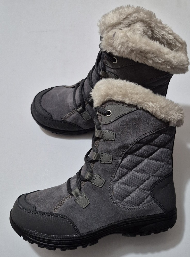 Size 3 Youth Columbia Icefall Waterproof Boot Insulated Quilted Fast Shipping