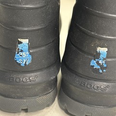 BOGS Classic High Waterproof Insulated -35°F Winter Boots Big Kid Size 1 Handles