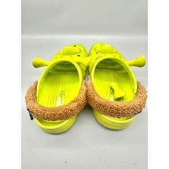 Crocs Classic Clog Shrek DreamWorks Lime Green Kids J6 Nose Shoes Missing Ear