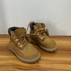 Timberland 6-Inch Premium Waterproof Wheat Boots Toddler Sz 5 Wheat Nubuck 12809